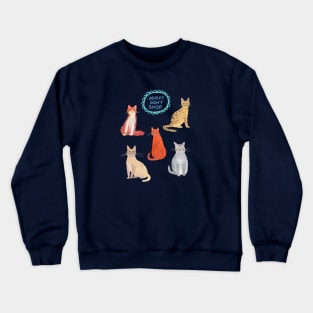 Adopt Don't Shop CATS Crewneck Sweatshirt